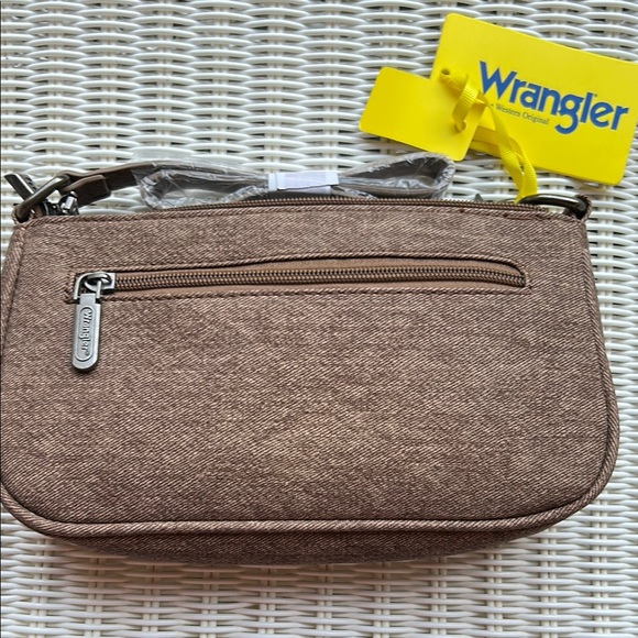 Wrangler Retro Style Tan Shoulder Bag NWT - Picture 6 of 9
